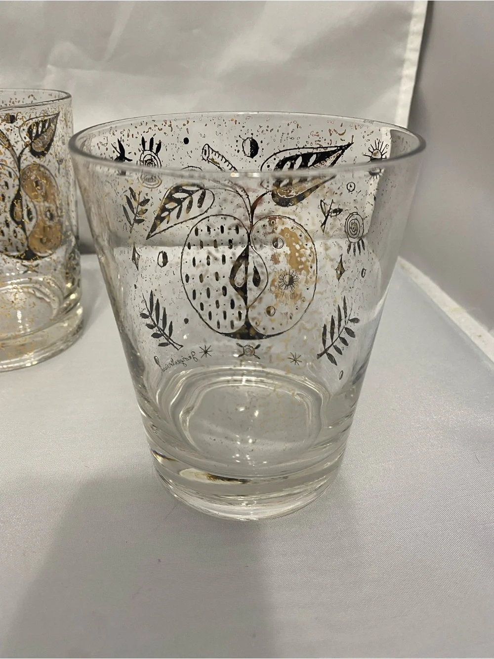 MCM Forbidden Fruit set of 4 Glasses